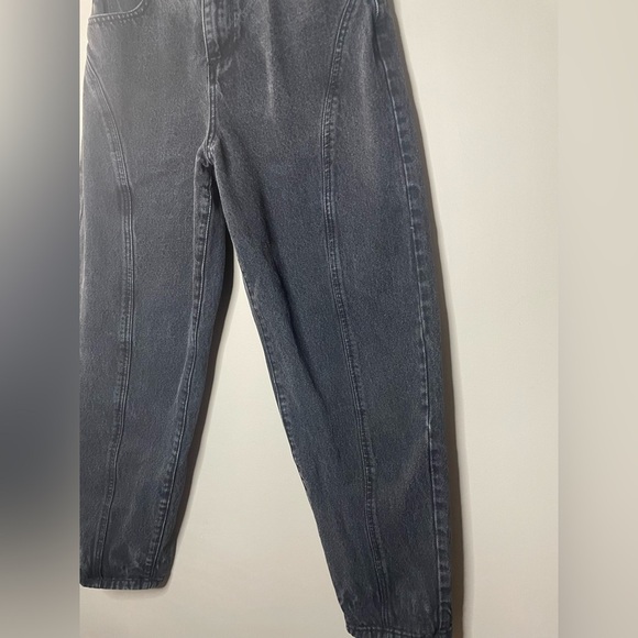 Missguided Black Mom High waisted Jeans Size 6 - Picture 2 of 6